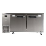 海尔台式商用两门冰箱SP-363C2W   商用平面操作台