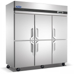 格林斯达/星星六门双温冰箱QZ1.6L6-X  星星六门标准款冰箱 格林斯达双机双温六门冷柜工程B款