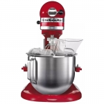 美国KitchenAid/厨宝升降式厨师机5KPM5CER三功能搅拌机 4.8L打奶油机 台式打蛋器 帝王红打鲜奶机和面机