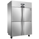 绿零四门冷冻柜SGC-1.0L4FD 风冷无霜四门高身低温雪柜 不锈钢四门冷冻柜