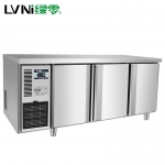 绿零三门冷冻柜SGG-0.4L3FD 风冷无霜平台冷冻柜 低温平台冰箱