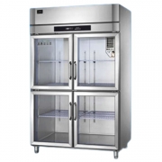 冰立方四门展示冰箱S1.0G4  四玻璃门冷藏展示柜 酒水饮料展示柜 蔬果冷藏保鲜柜