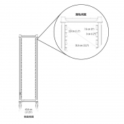 勘宝CAMBRO食品盘手推车GN1/1份盆车