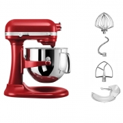 美国KitchenAid升降式厨师机5KSM7580XCCA凯膳怡搅拌机 6.9L 红色和面机打蛋器