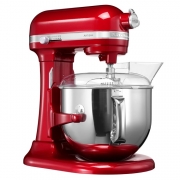 美国KitchenAid升降式厨师机5KSM7580XCCA凯膳怡搅拌机 6.9L 红色和面机打蛋器