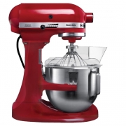 美国KitchenAid/厨宝升降式厨师机5KPM5CER三功能搅拌机 4.8L打奶油机 台式打蛋器 帝王红打鲜奶机和面机