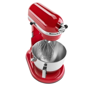 美国KitchenAid/厨宝升降式厨师机5KPM5CER三功能搅拌机 4.8L打奶油机 台式打蛋器 帝王红打鲜奶机和面机