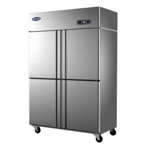银都四门冰箱BBL0541S不锈钢铜管制冷商用厨房冷冻柜